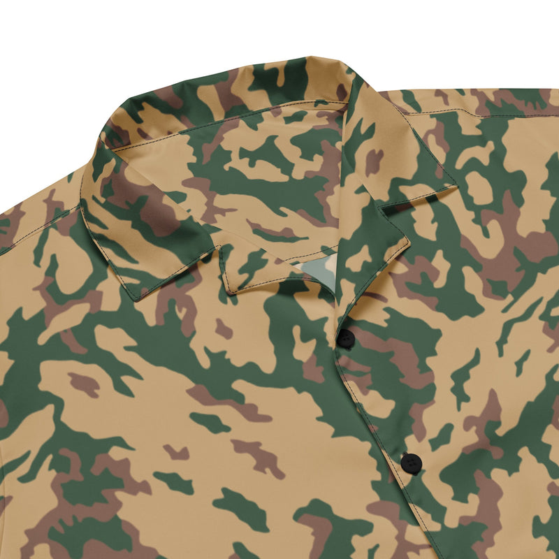 Barvikha Desert Russian CAMO Unisex Short-Sleeve Button Shirt - Button-Up