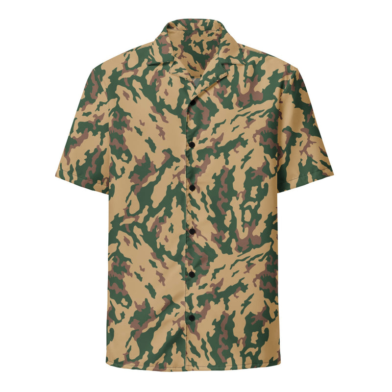 Barvikha Desert Russian CAMO Unisex Short-Sleeve Button Shirt - Button-Up