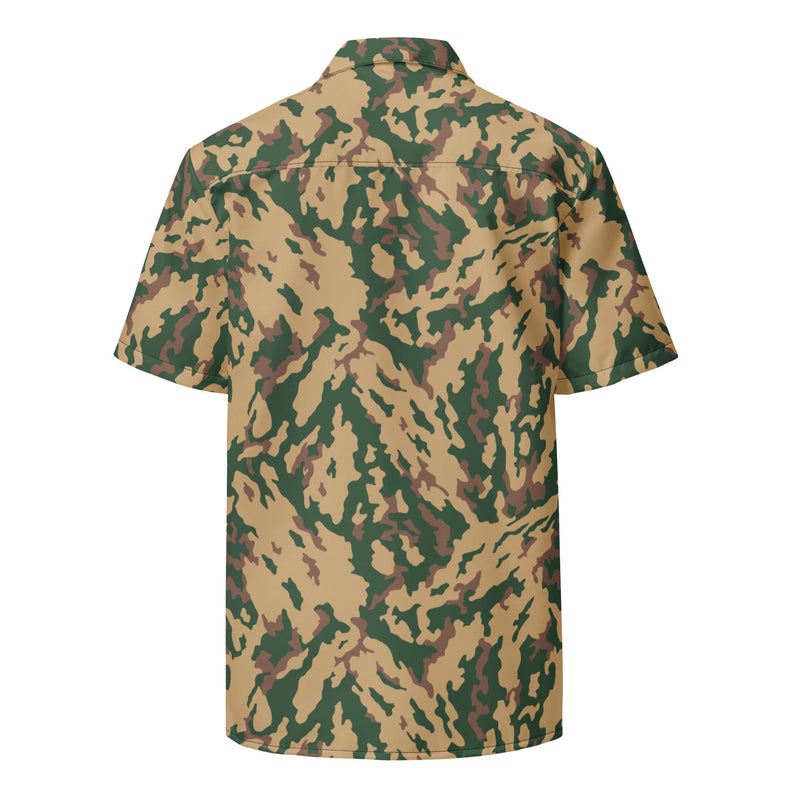Barvikha Desert Russian CAMO Unisex Short-Sleeve Button Shirt - Button-Up