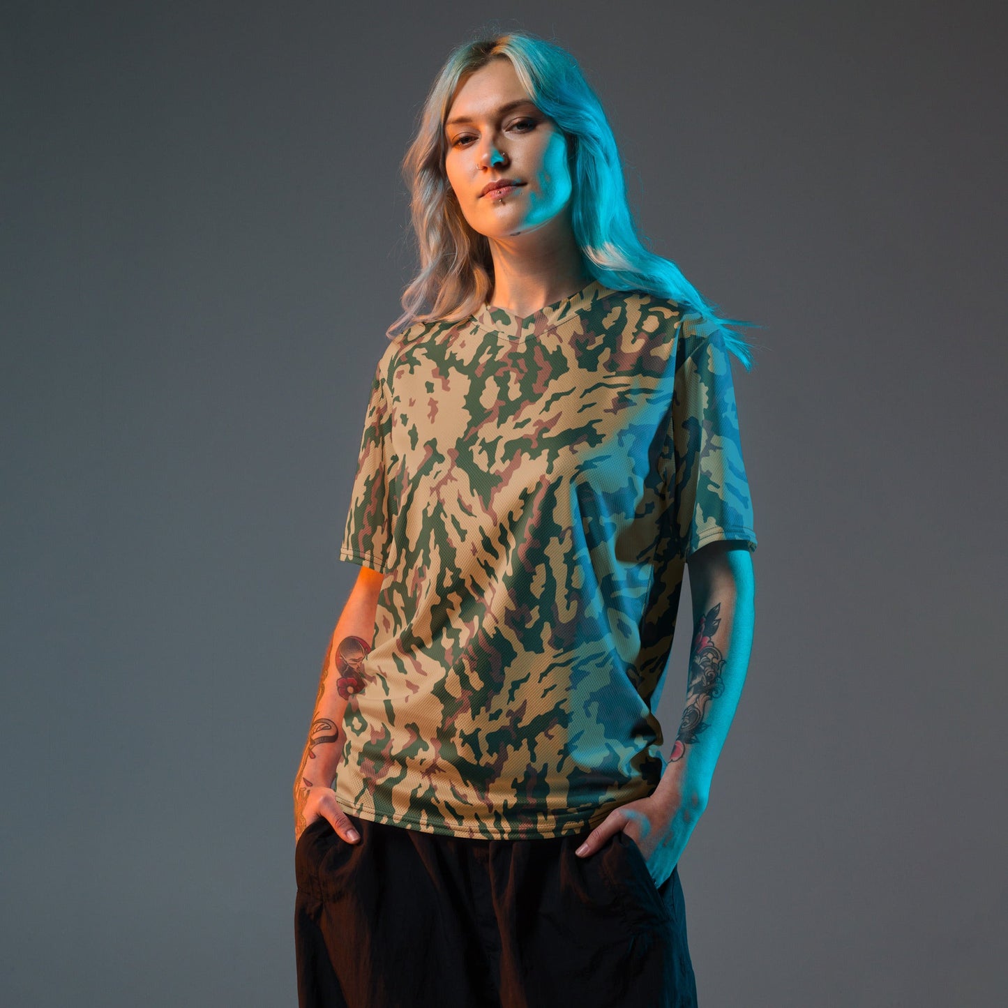 Russian Barvikha Desert CAMO unisex sports jersey - Sports Jerseys