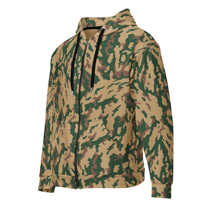 Russian Barvikha Desert CAMO Unisex zip hoodie - Zip Hoodies