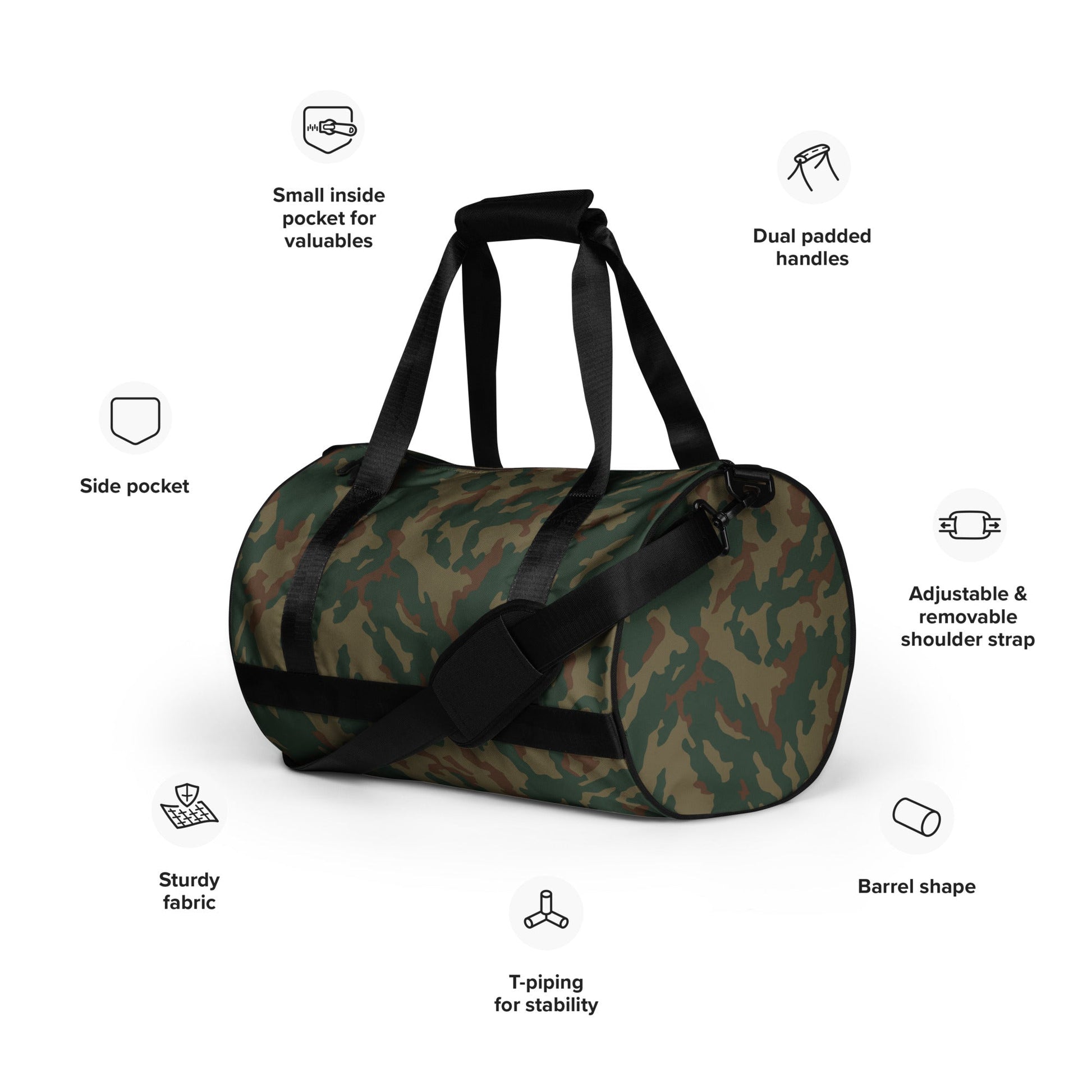 Russian Barvikha Mountain CAMO Gym Bag