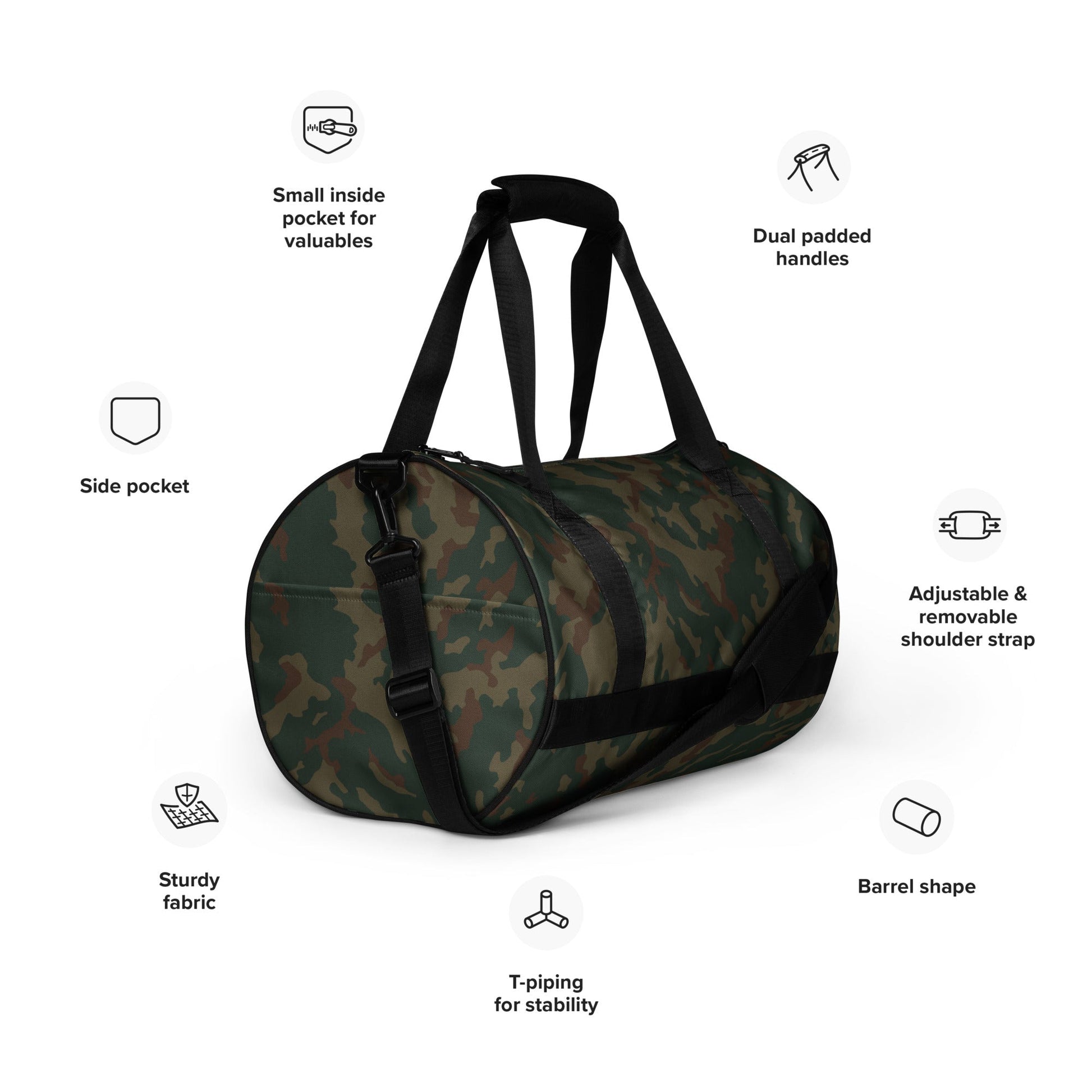 Russian Barvikha Mountain CAMO Gym Bag