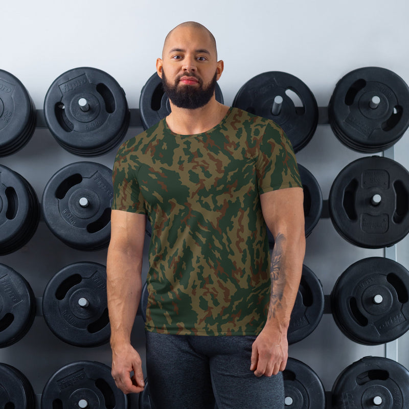 Barvikha Mountain Russian CAMO Mens Athletic T-Shirt - XS - Shirt