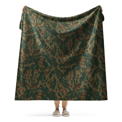 Russian Barvikha Mountain CAMO Sherpa blanket - 60″×80″ - Blanket