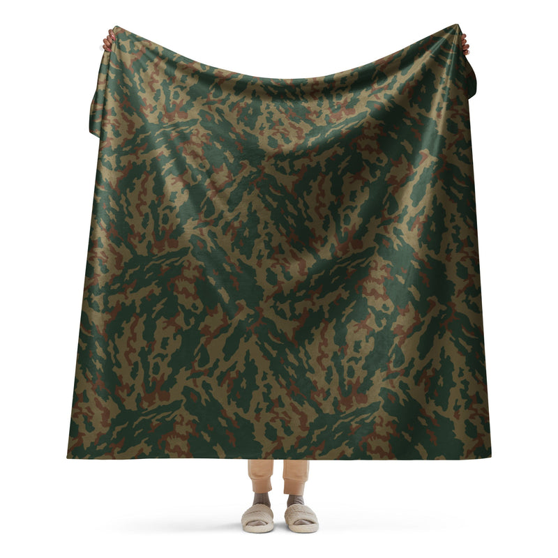 Barvikha Mountain Russian CAMO Sherpa Blanket - 60″×80″