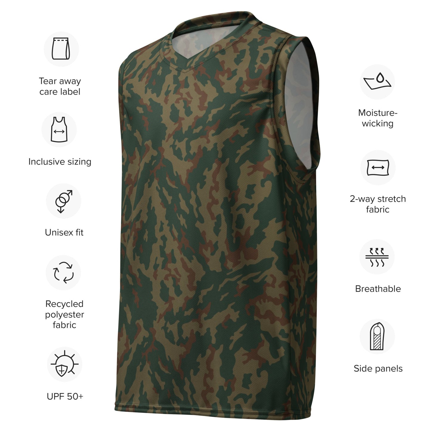 Russian Barvikha Mountain CAMO unisex basketball jersey - Basketball Jerseys