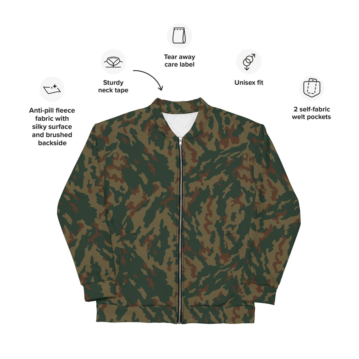 Russian Barvikha Mountain CAMO Unisex Bomber Jacket