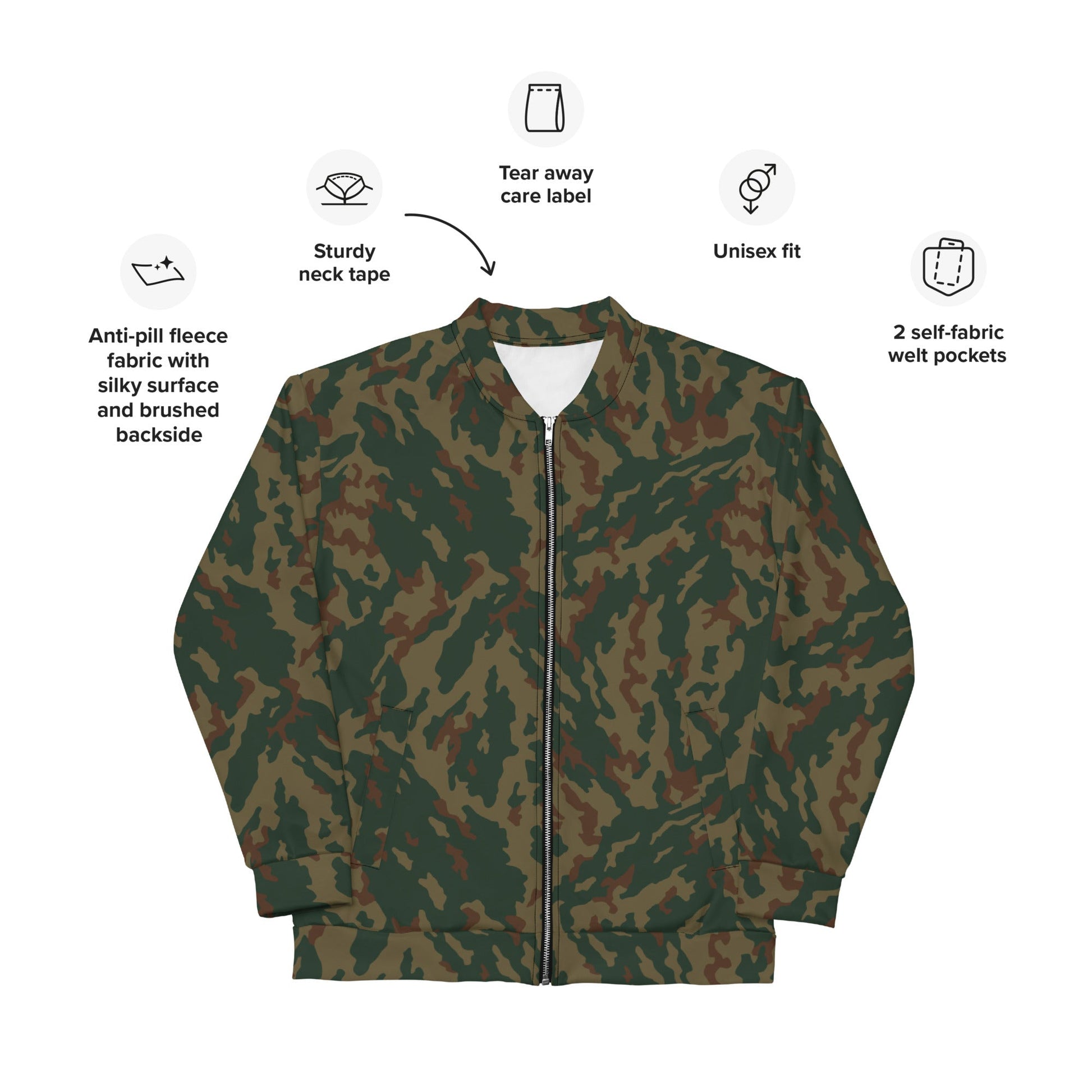 Russian Barvikha Mountain CAMO Unisex Bomber Jacket