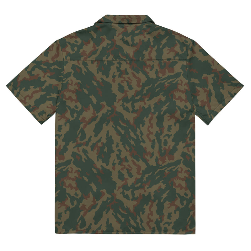 Barvikha Mountain Russian CAMO Unisex Short-Sleeve Button Shirt - Button-Up