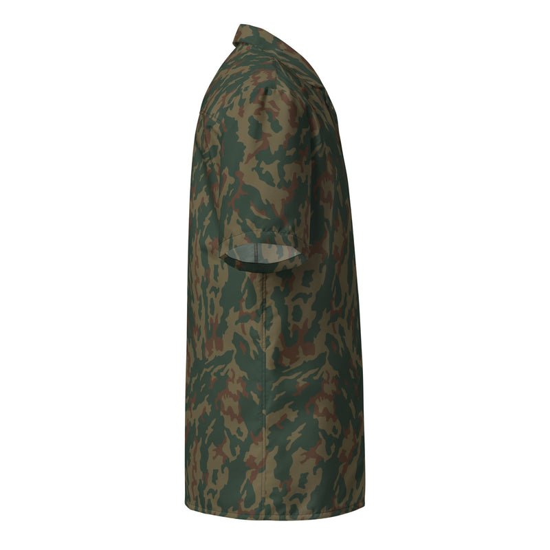 Barvikha Mountain Russian CAMO Unisex Short-Sleeve Button Shirt - Button-Up