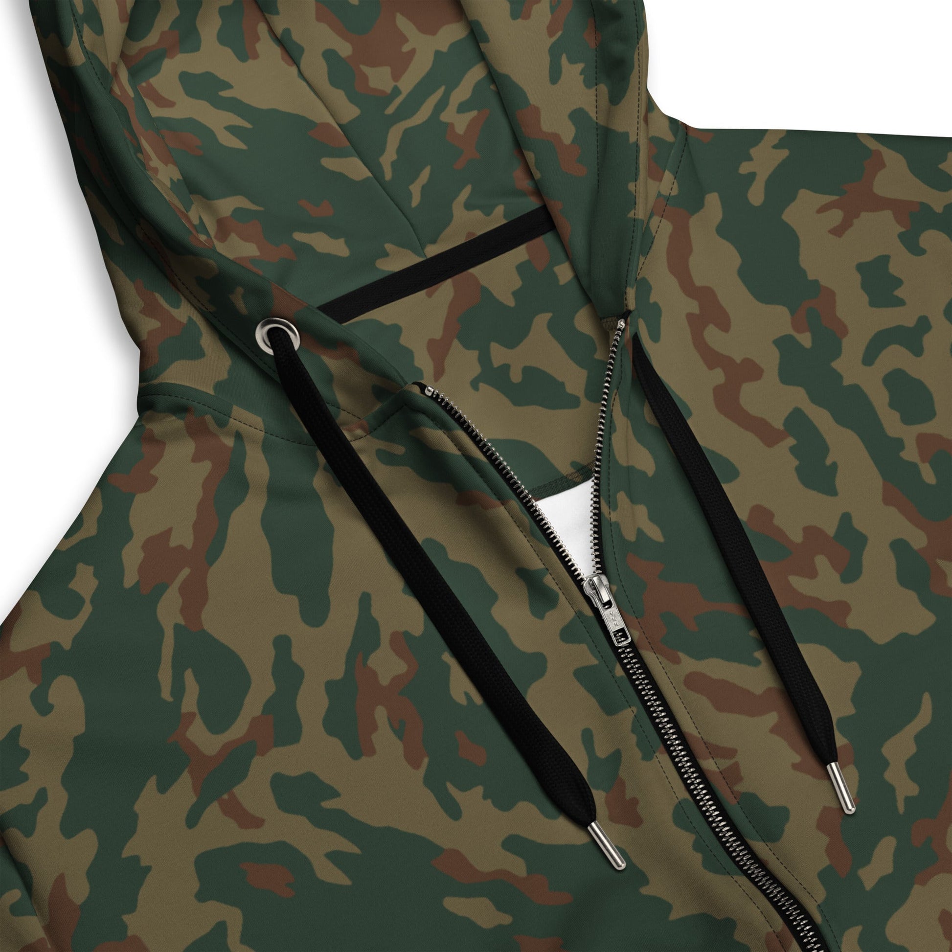 Russian Barvikha Mountain CAMO Unisex Zip Hoodie