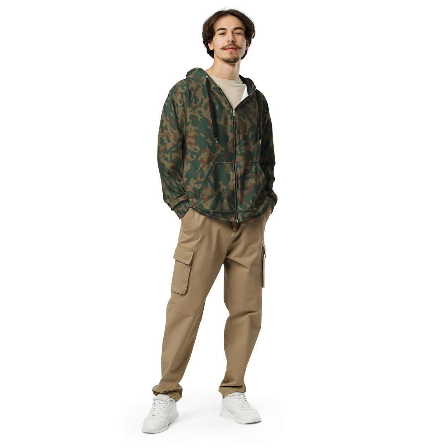 Russian Barvikha Mountain CAMO Unisex Zip Hoodie