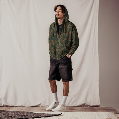 Russian Barvikha Mountain CAMO Unisex Zip Hoodie