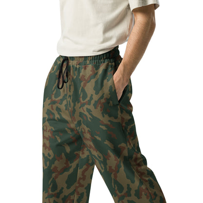 Russian Barvikha Mountain CAMO Unisex Wide-Leg Joggers