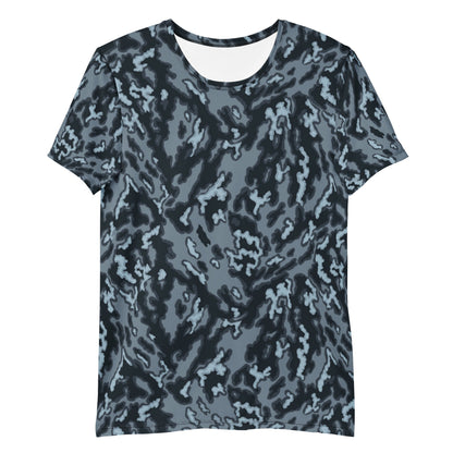Russian Barvikha Night CAMO Mens athletic t-shirt - Athletic T-Shirts