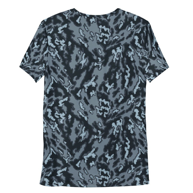 Barvikha Night Russian CAMO Mens Athletic T-Shirt
