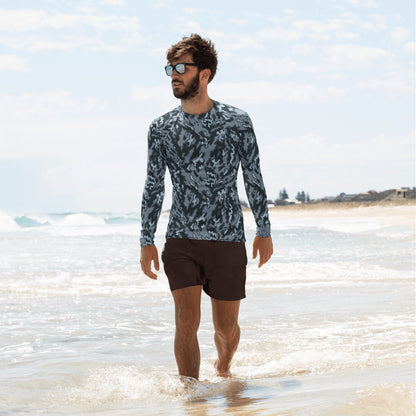 Russian Barvikha Night CAMO Mens Long-sleeve Rash Guard - XS - Long-Sleeve
