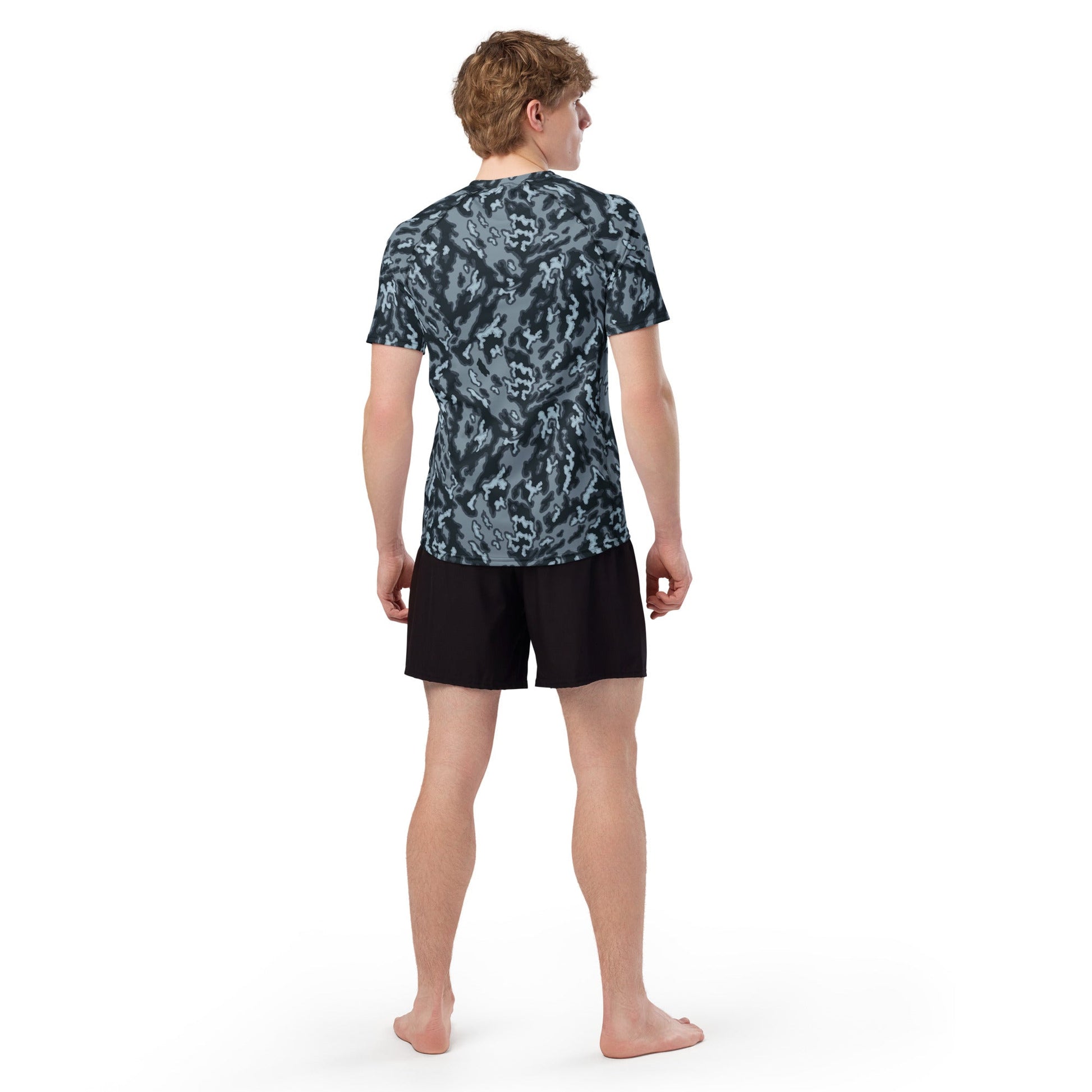 Russian Barvikha Night CAMO Mens Short-Sleeve Rash Guard - Short-sleeve Guards