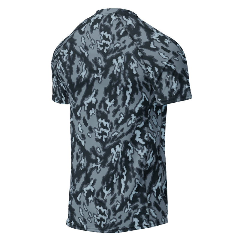 Barvikha Night Russian CAMO Mens Short-Sleeve Rash Guard - SS