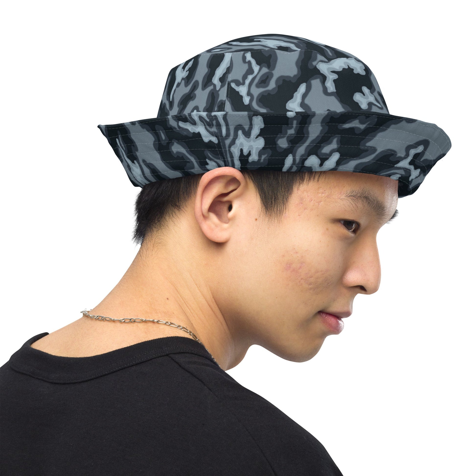 Russian Barvikha Night CAMO Reversible bucket hat - Bucket Hats