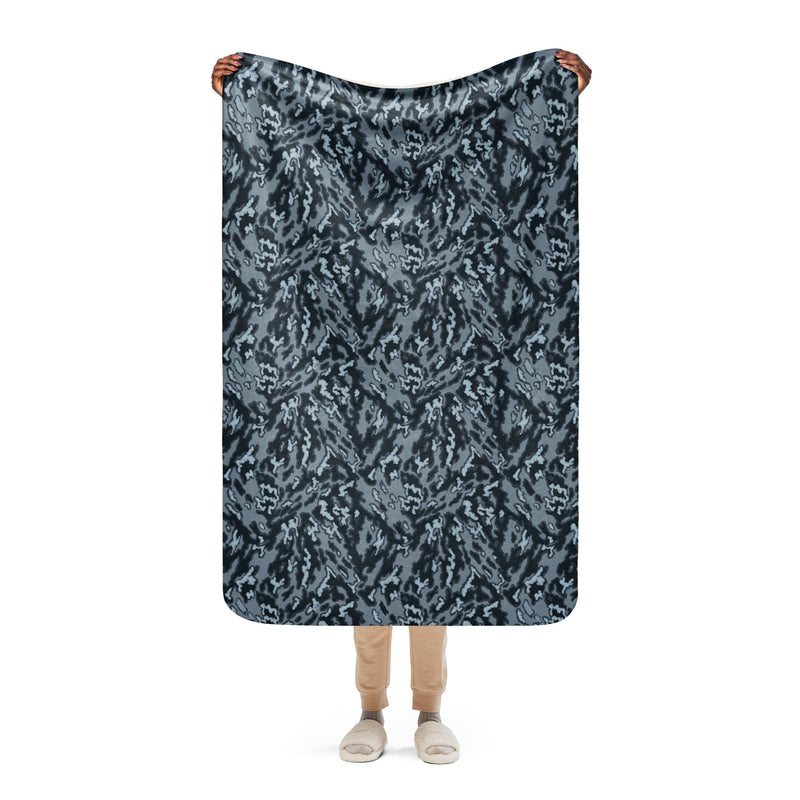 Barvikha Night Russian CAMO Sherpa Blanket - 37″×57″