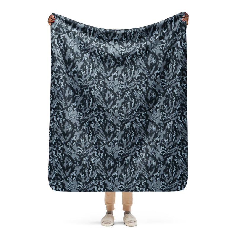 Barvikha Night Russian CAMO Sherpa Blanket - 50″×60″