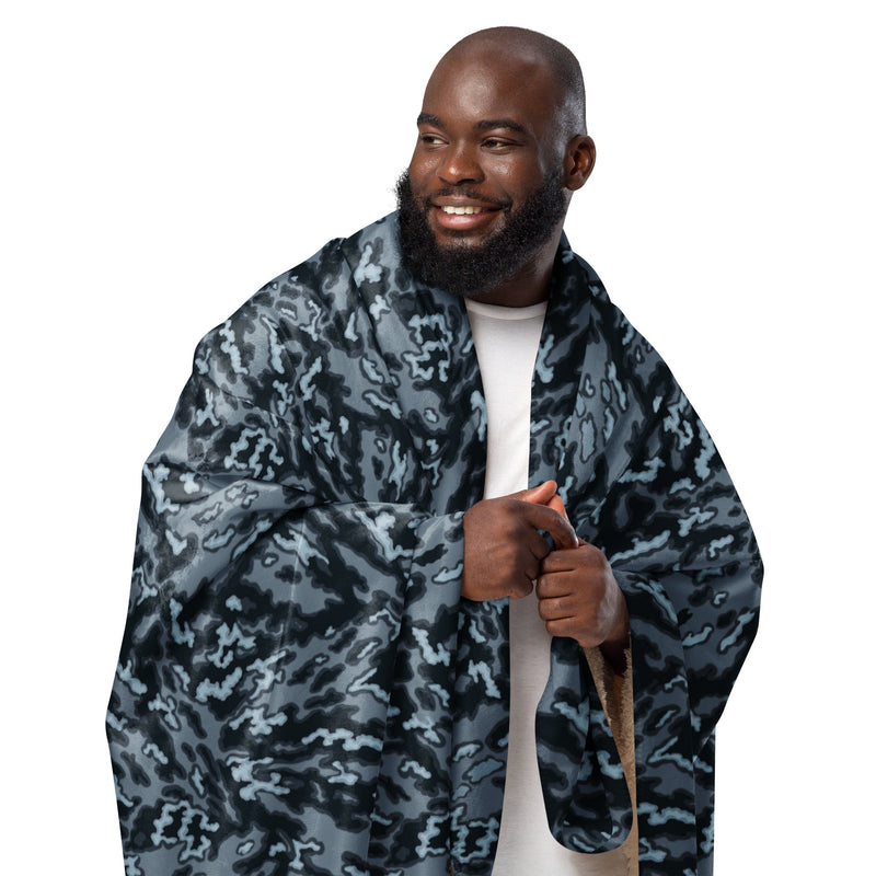 Barvikha Night Russian CAMO Sherpa Blanket
