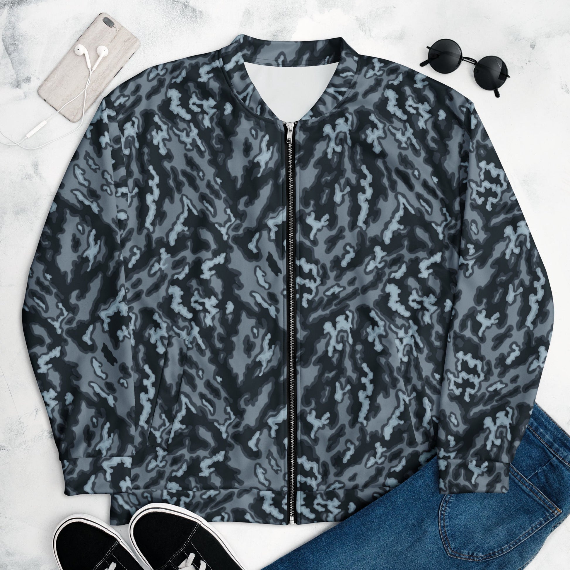 Russian Barvikha Night CAMO Unisex Bomber Jacket - Jackets