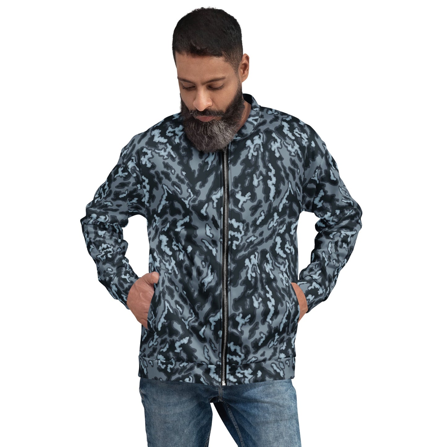Russian Barvikha Night CAMO Unisex Bomber Jacket - XS - Jackets
