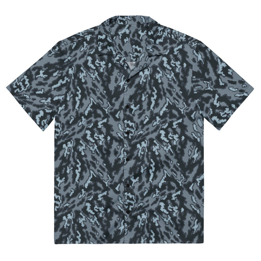 Barvikha Night Russian CAMO Unisex Short-Sleeve Button Shirt - 2XS - Button-Up