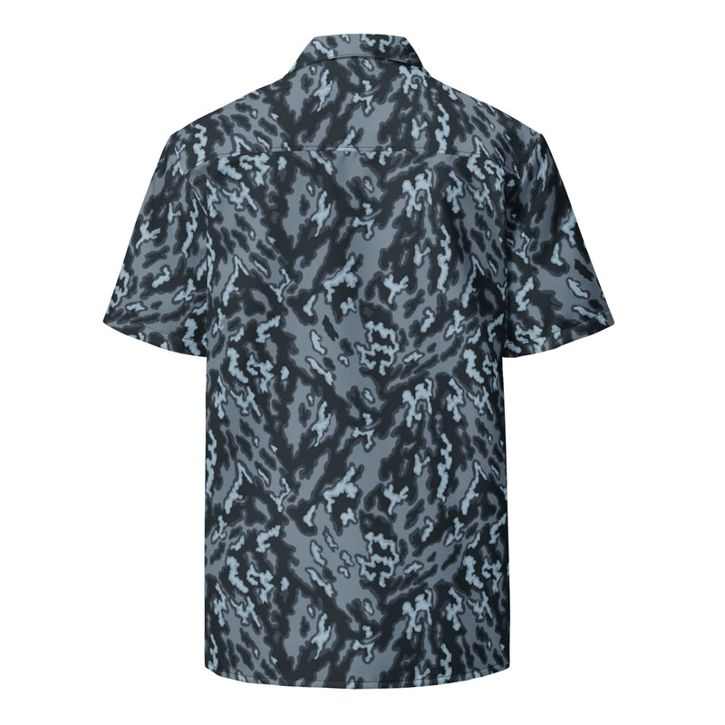 Barvikha Night Russian CAMO Unisex Short-Sleeve Button Shirt