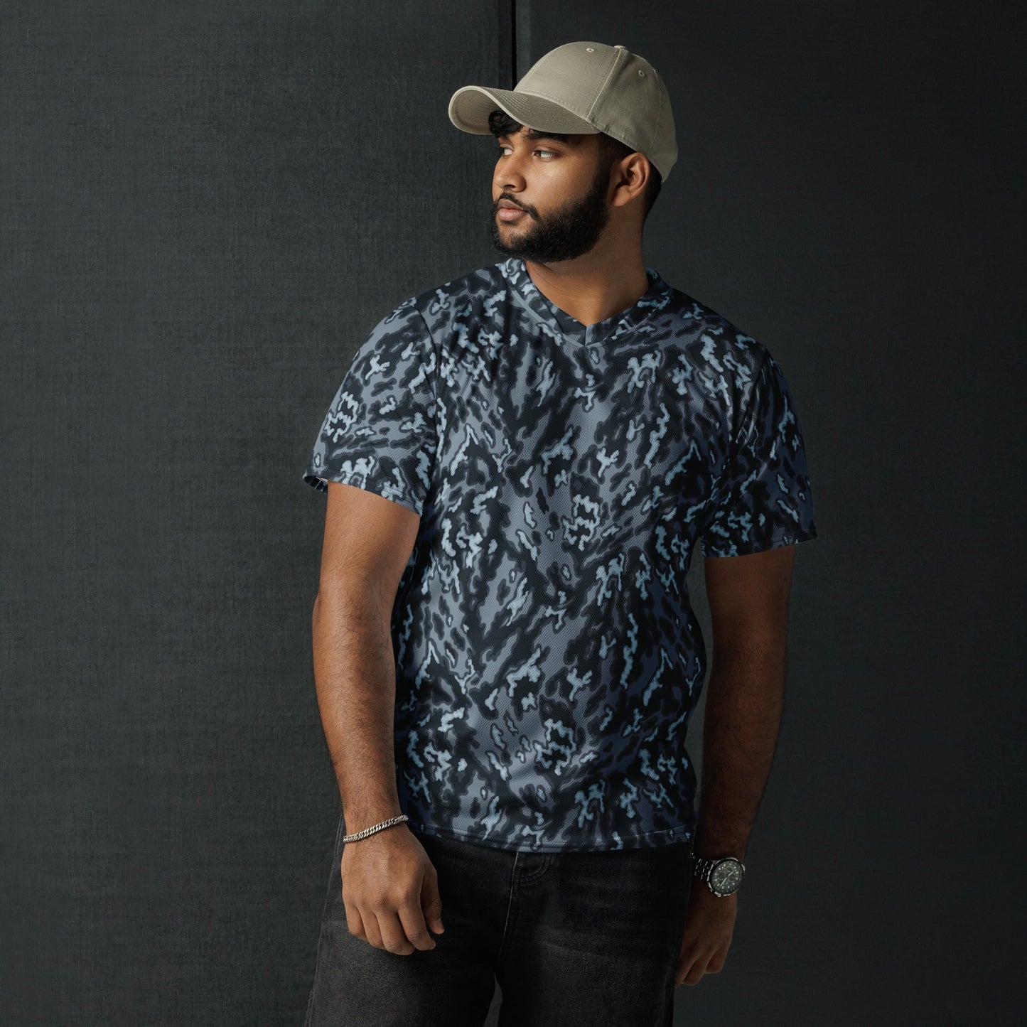 Russian Barvikha Night CAMO unisex sports jersey - Sports Jerseys