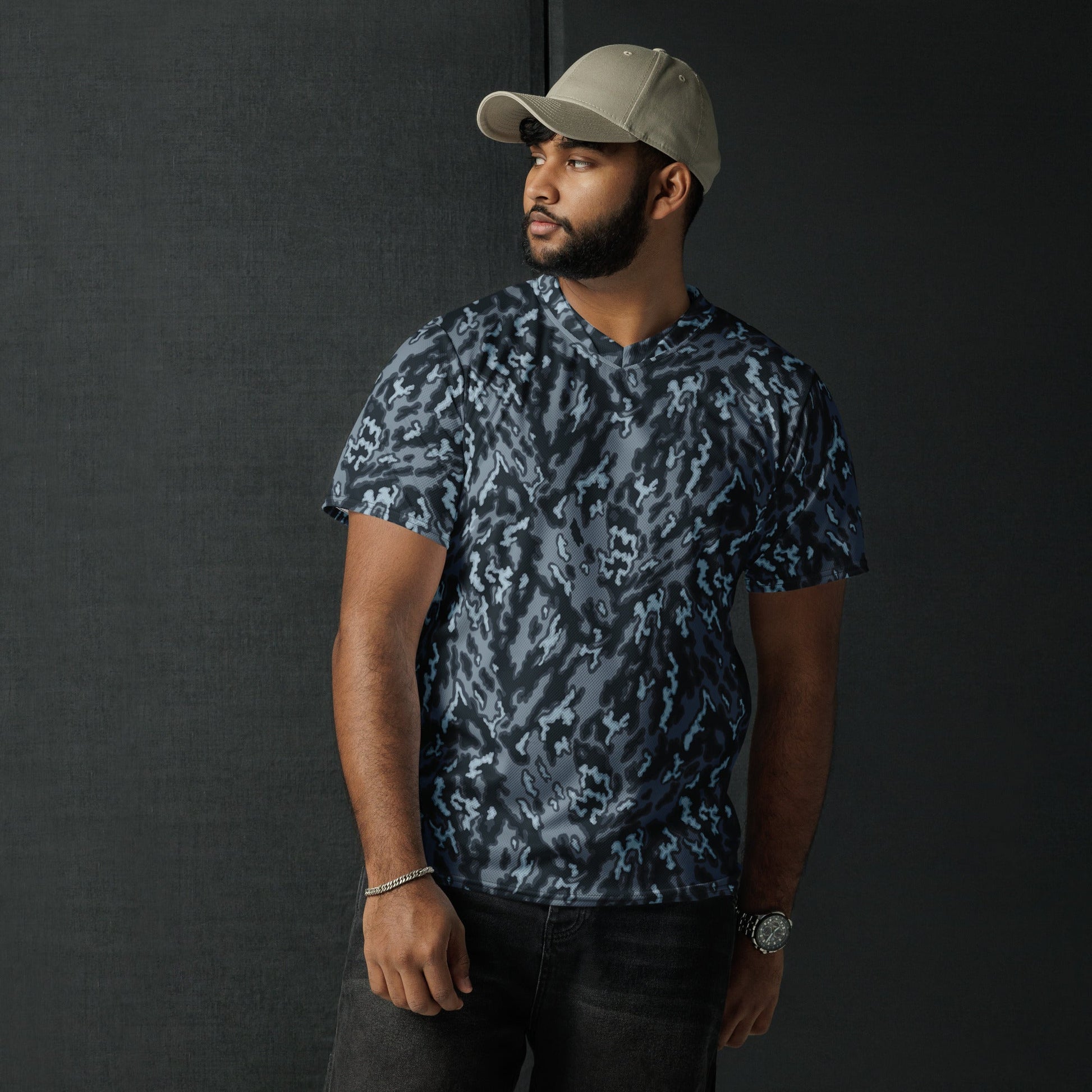 Russian Barvikha Night CAMO unisex sports jersey - Sports Jerseys