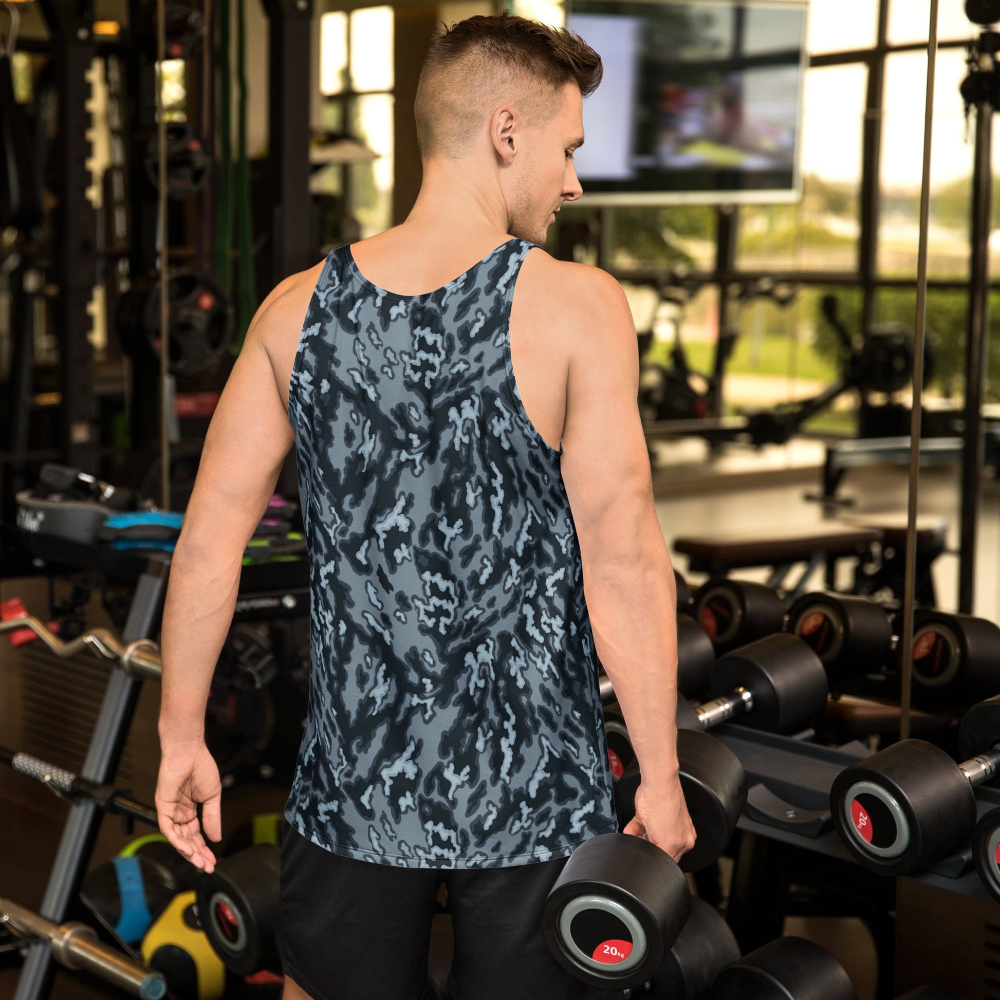 Russian Barvikha Night CAMO Unisex Tank Top - Tops