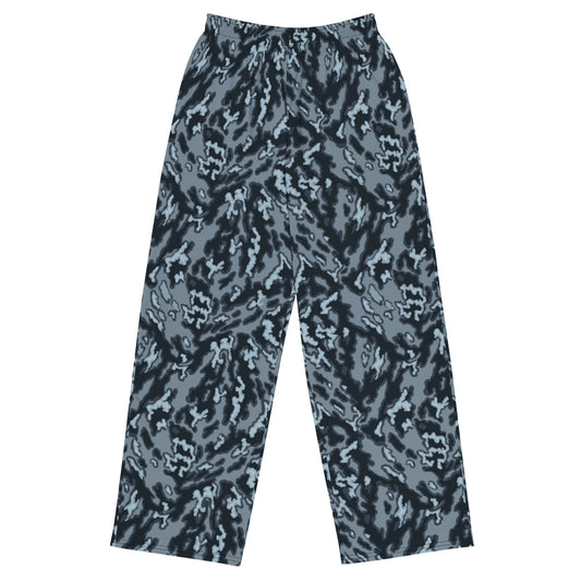 Russian Barvikha Night CAMO unisex wide-leg pants - 2XS - Wide-leg Pants