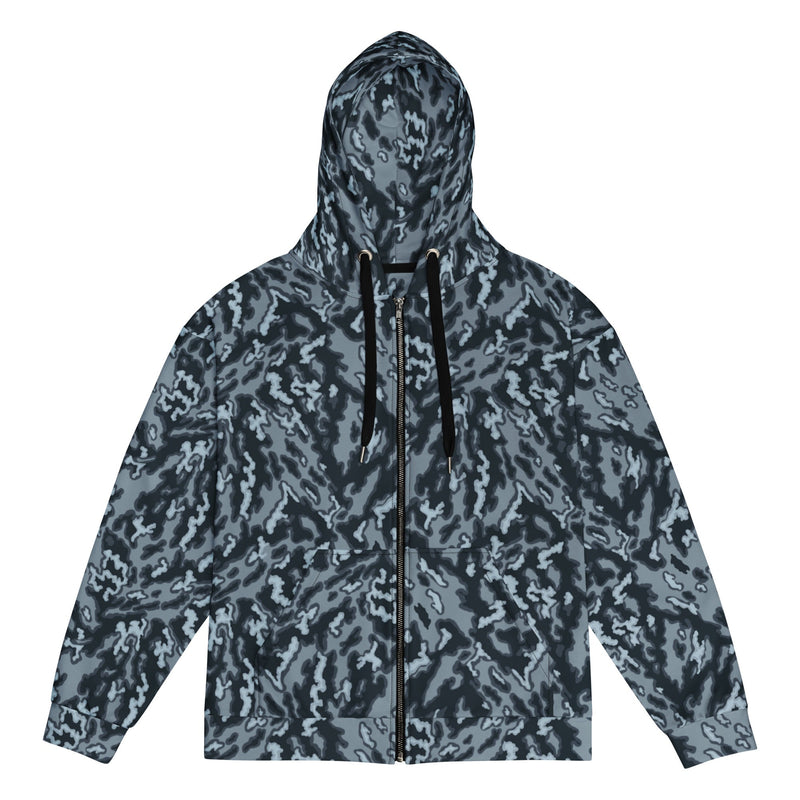 Barvikha Night Russian CAMO Unisex Zip Hoodie - 2XS