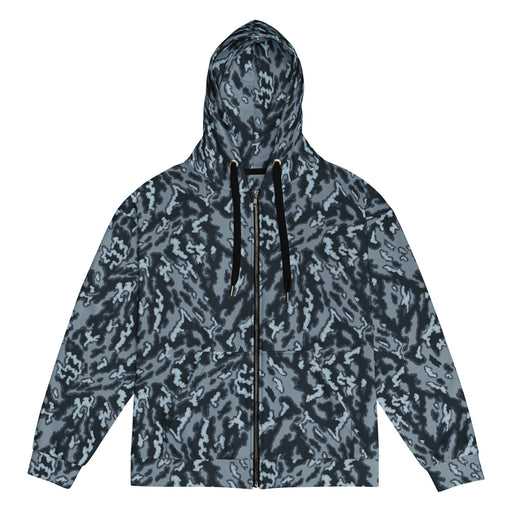 Barvikha Night Russian CAMO Unisex Zip Hoodie - 2XS