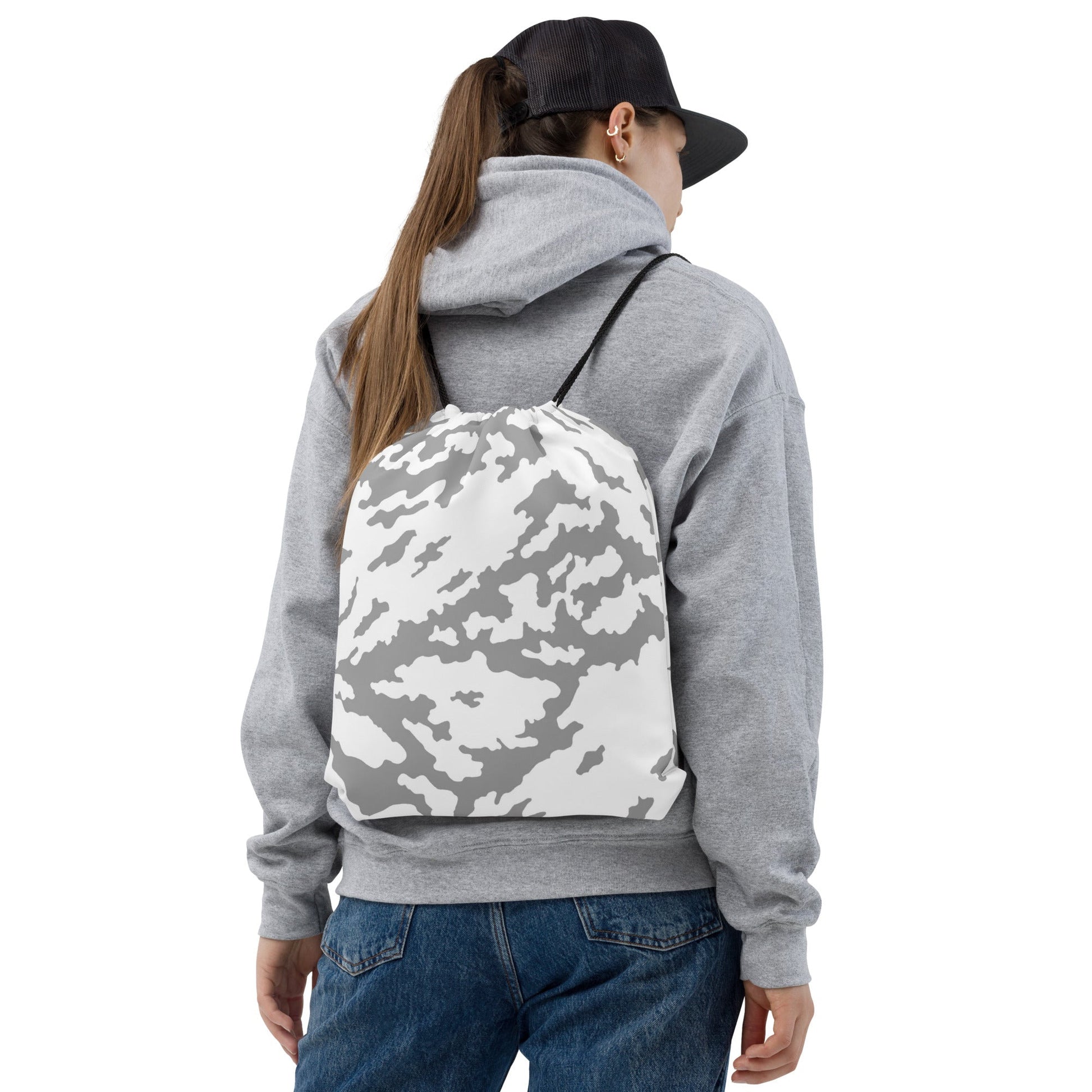 Russian Barvikha Red Dawn Snow Movie CAMO Drawstring Bag - Bags