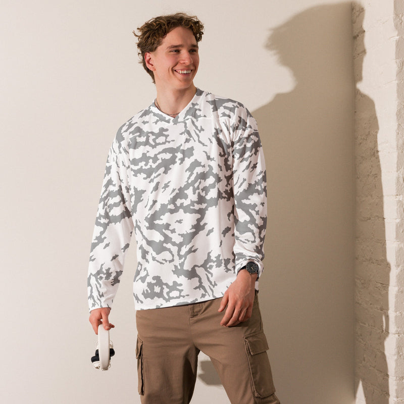 Barvikha Snow Russian CAMO Unisex Hockey Fan Jersey