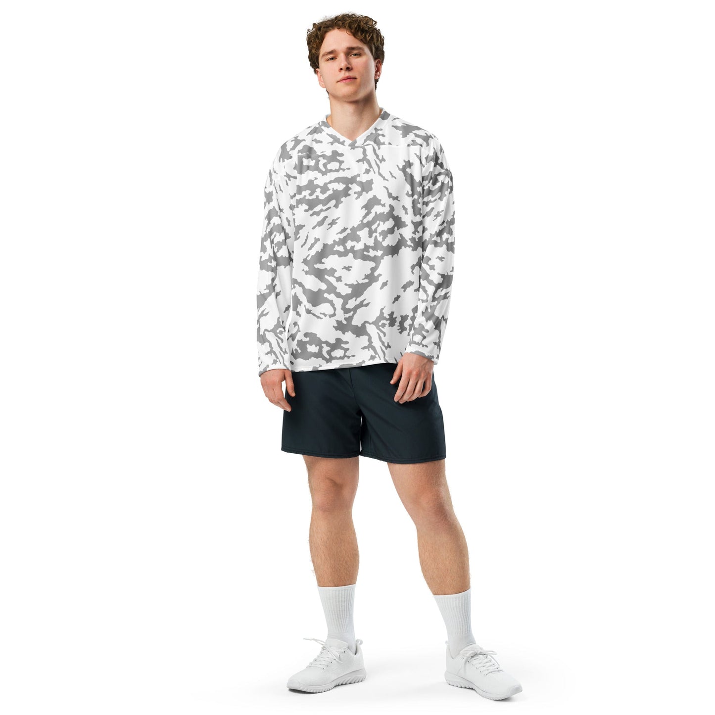 Russian Barvikha Red Dawn Snow Movie CAMO hockey fan jersey - Hockey Jerseys