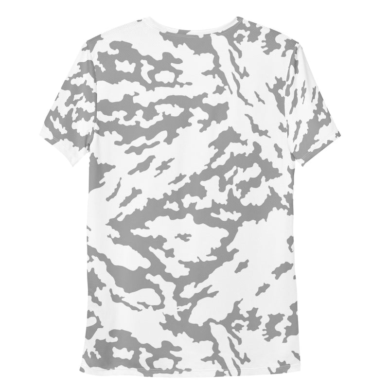 Barvikha Snow Russian CAMO Mens Athletic T-Shirt - Shirt