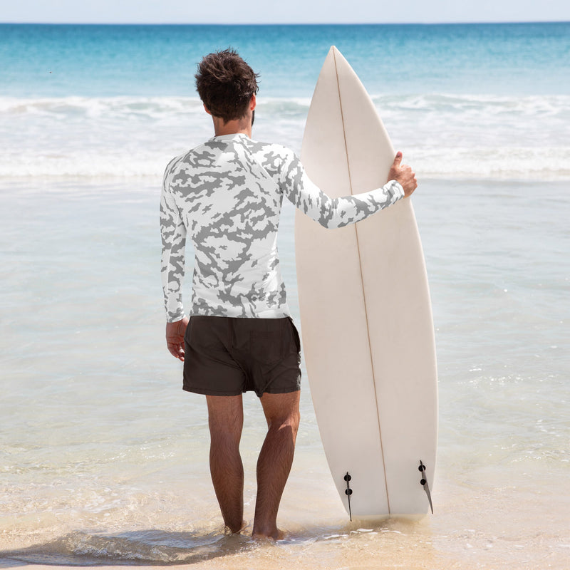 Barvikha Snow Russian CAMO Mens Long-sleeve Rash Guard