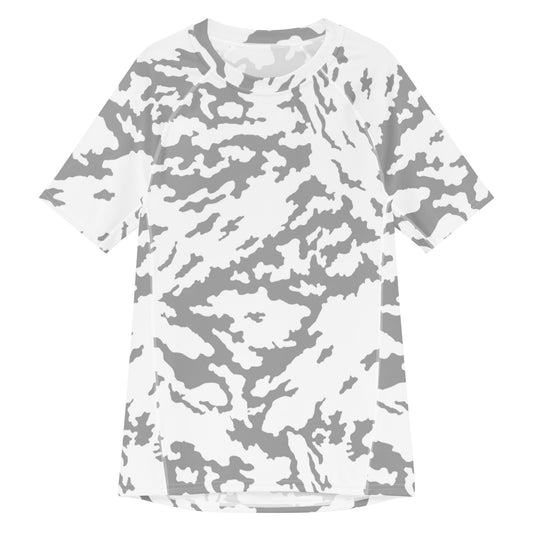 Russian Barvikha Red Dawn Snow Movie CAMO Mens Short-Sleeve Rash Guard - 2XS - Short-sleeve Guards
