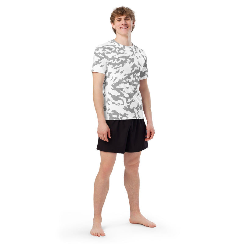 Barvikha Snow Russian CAMO Mens Short-Sleeve Rash Guard - SS