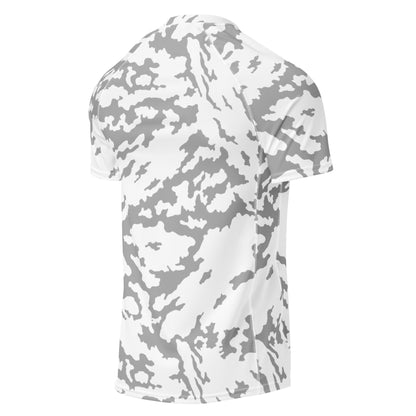 Russian Barvikha Red Dawn Snow Movie CAMO Mens Short-Sleeve Rash Guard