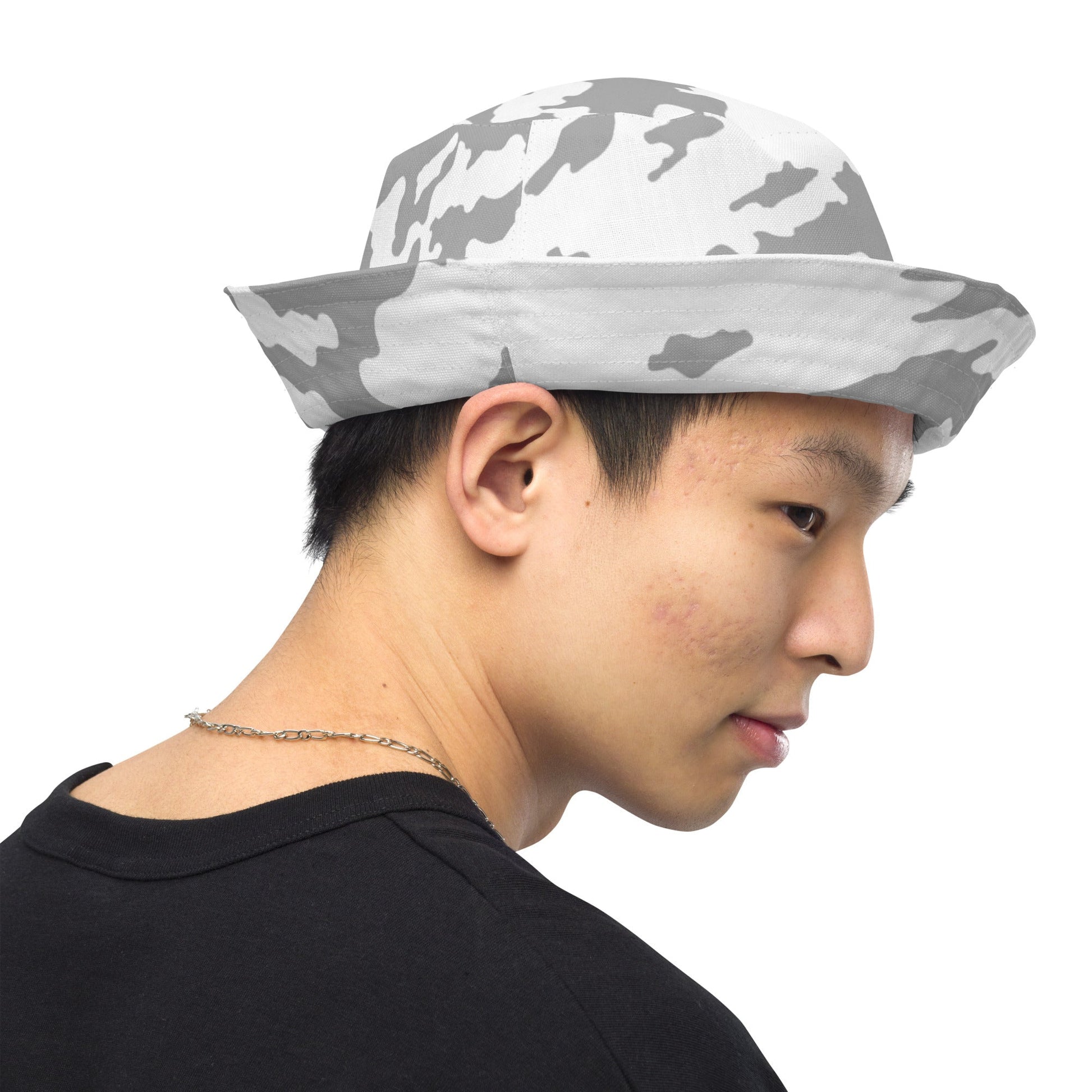 Russian Barvikha Red Dawn Snow Movie CAMO Reversible bucket hat - Bucket Hats