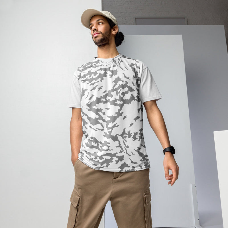 Barvikha Snow Russian CAMO Unisex Basketball Jersey - 2XS
