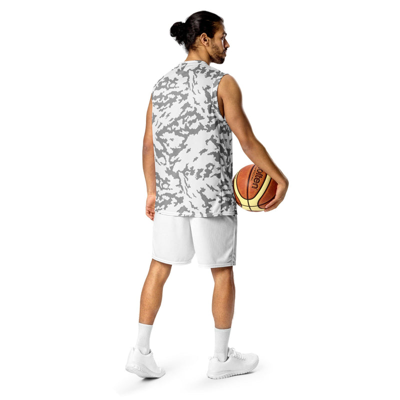 Barvikha Snow Russian CAMO Unisex Basketball Jersey