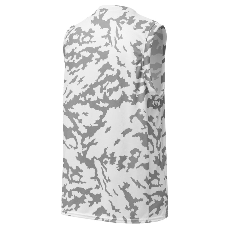 Barvikha Snow Russian CAMO Unisex Basketball Jersey